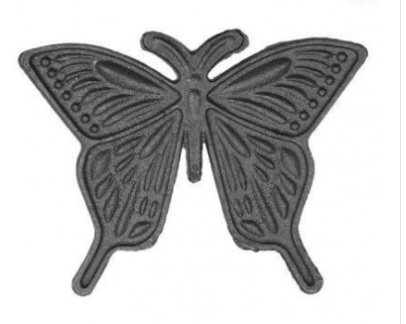 Декоративный кованый элемент Бабочка литая
